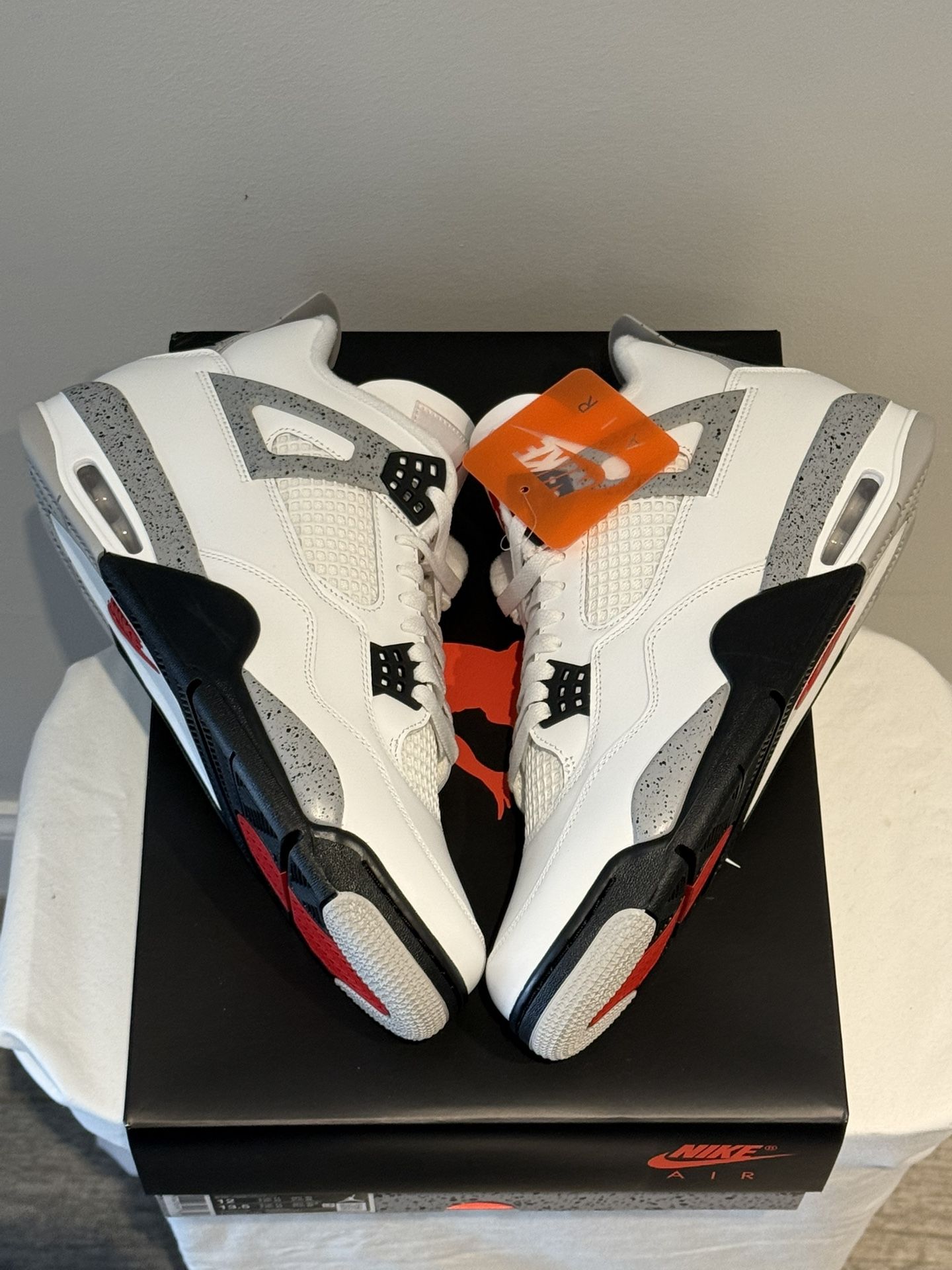 Jordan 4 “White Cement” - Sizes 12, 12.5, & 13