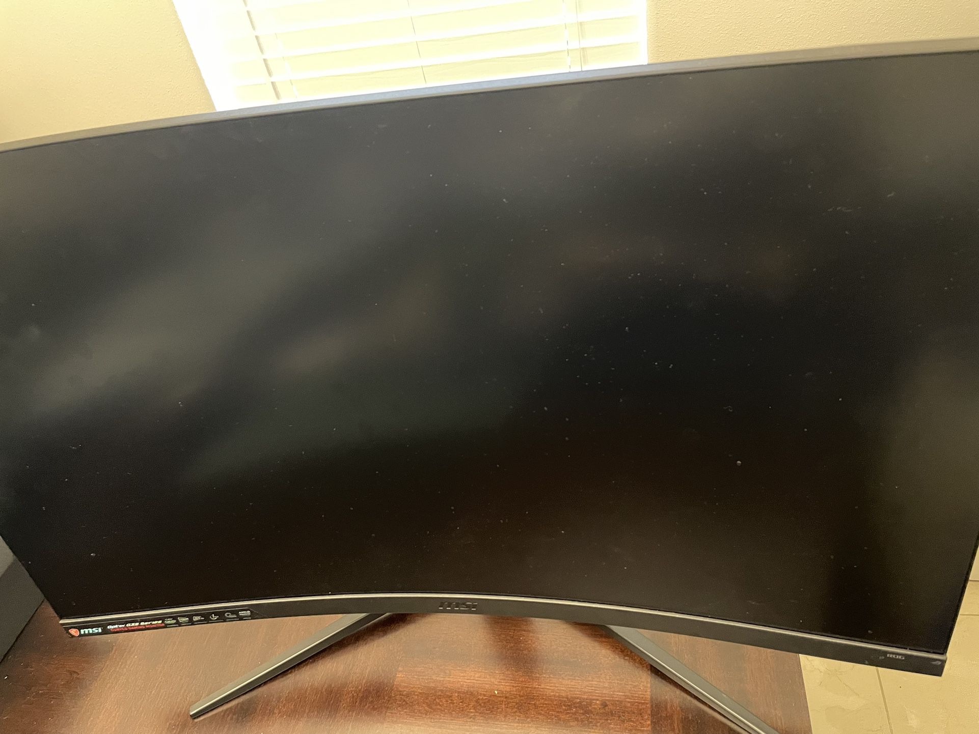 MSI monitor 32’ inches 165hz 1080p 1ms Curved 