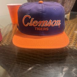 Vintage Clemson Tigers Snapback Hat