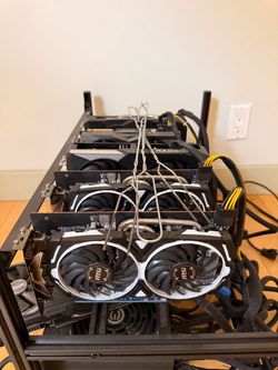Mining rig with all GPUs