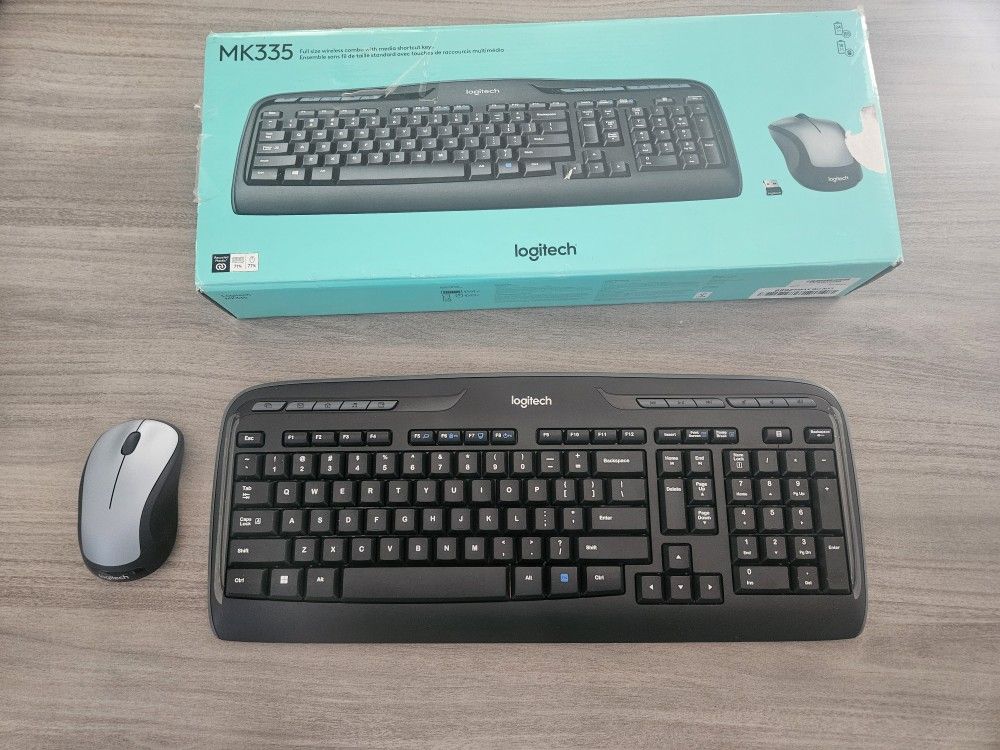 Logitech MK335 Quiet Wireless Keyboard & Mouse Combo
