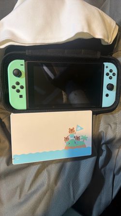 Nintendo Switch Animal Crossing Edition with Case