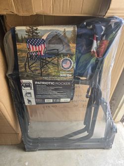 Seina Patriotic Rocker Folding Chair