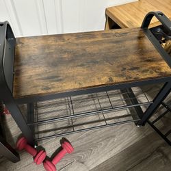 Table With Attachment To Hang Clothes 