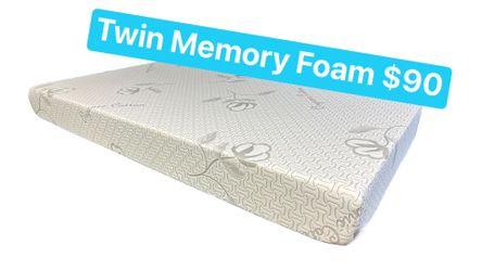 Memory Foam, Twin Mattress