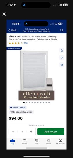 Electric Blinds Shades Allen And Roth 