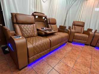 Dubai brown 3 piece super power sofa set