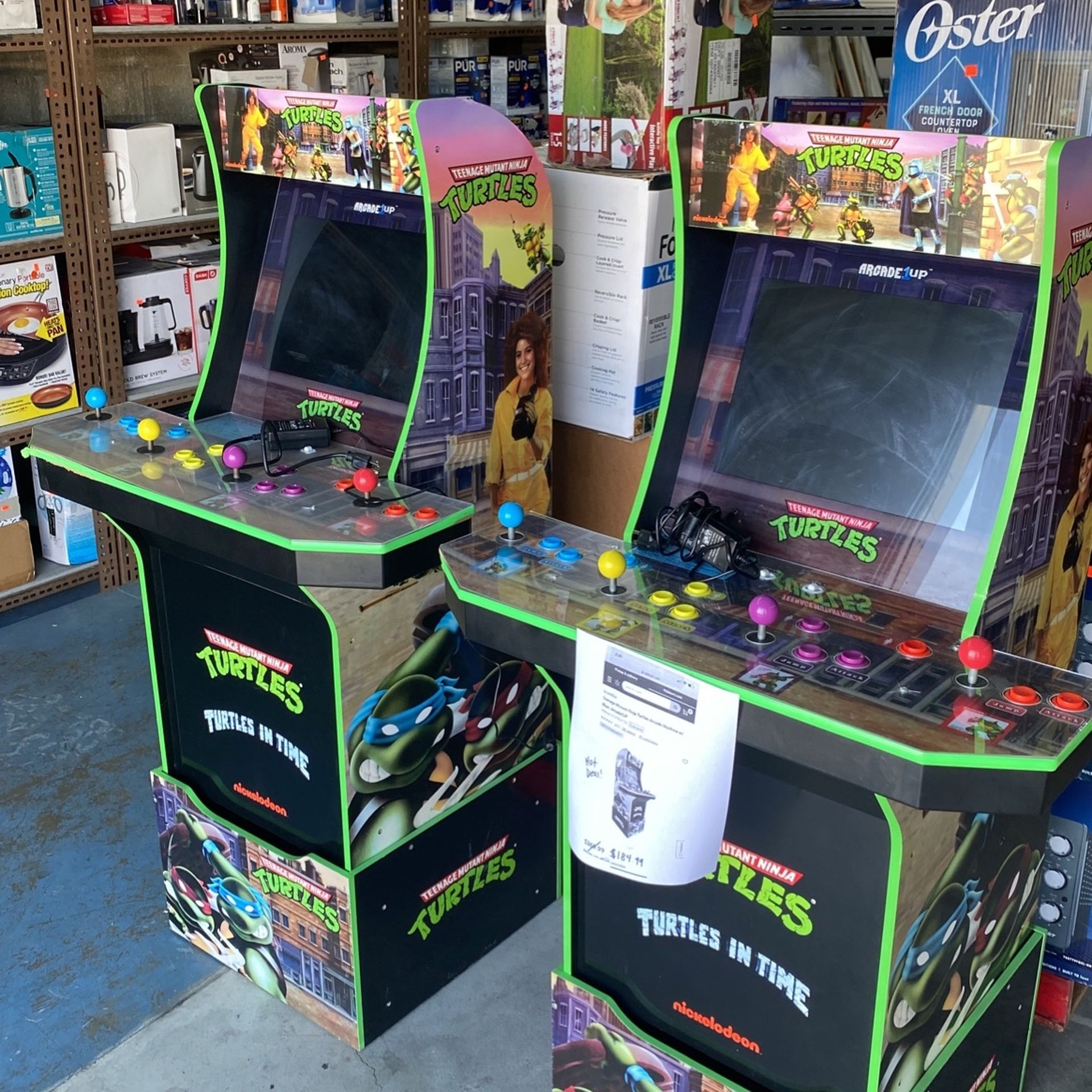TNMT Arcade 1up Machines