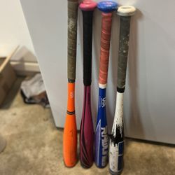 T Ball Bats Your Choice $15 Each