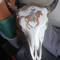 Hand Painted Bullhead