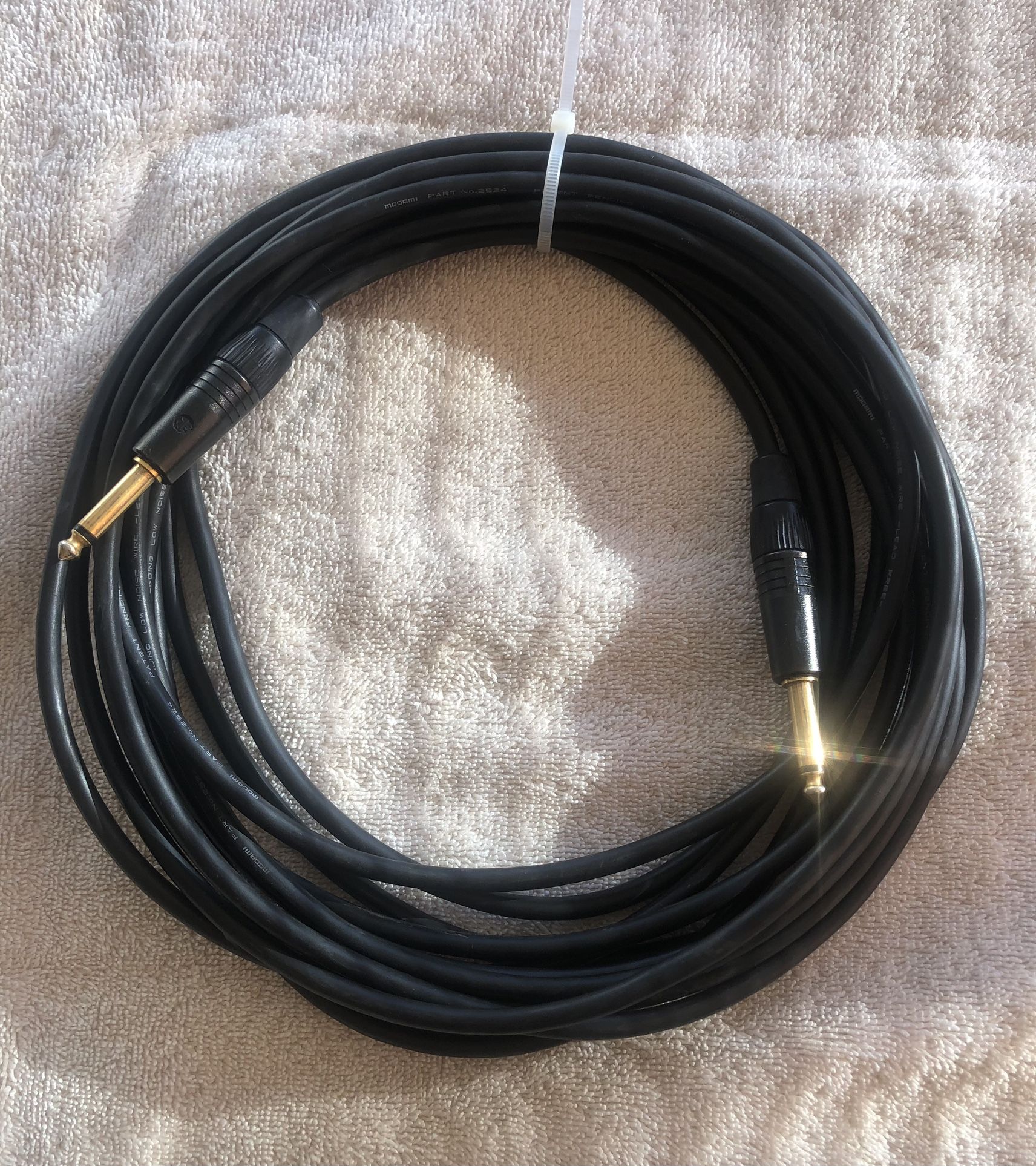 Instrument Cable 25ft Mogami Cable