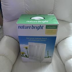 Nature Bright SunTouch Plus Light + Ion Therapy | Light Therapy Lamp.