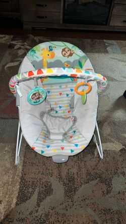 Bright Starts Vibrating Bouncer with Toy Bar