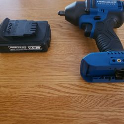 Brand New Hercules 20 Volt 3 Speed Impact And Battery. 