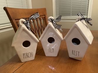 Rae Dunn Birdhouses