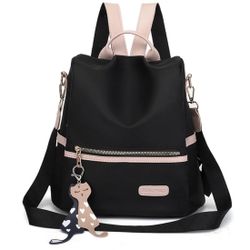 Black Backpack/Satchel 