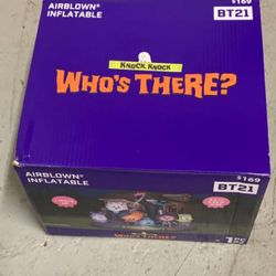 New - Giant Bt21 Airblown Yard Inflatable Scene by Way to Celebrate 8.5 Wide