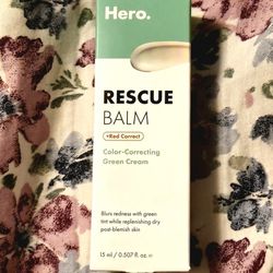 Hero Cosmetics Rescue Balm Green Tinted Balm - Red Correct - 15ml

