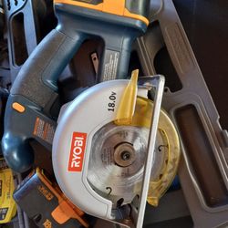 Ryobi Skill Saw And Light 