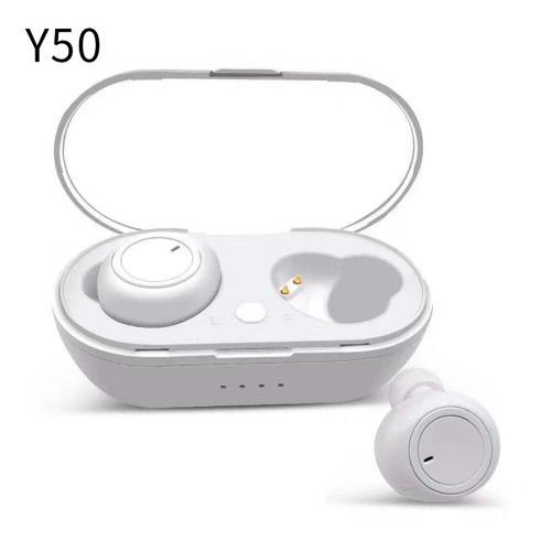 New White Wireless Bluetooth Earbud Headphones Great For Gym Or Running