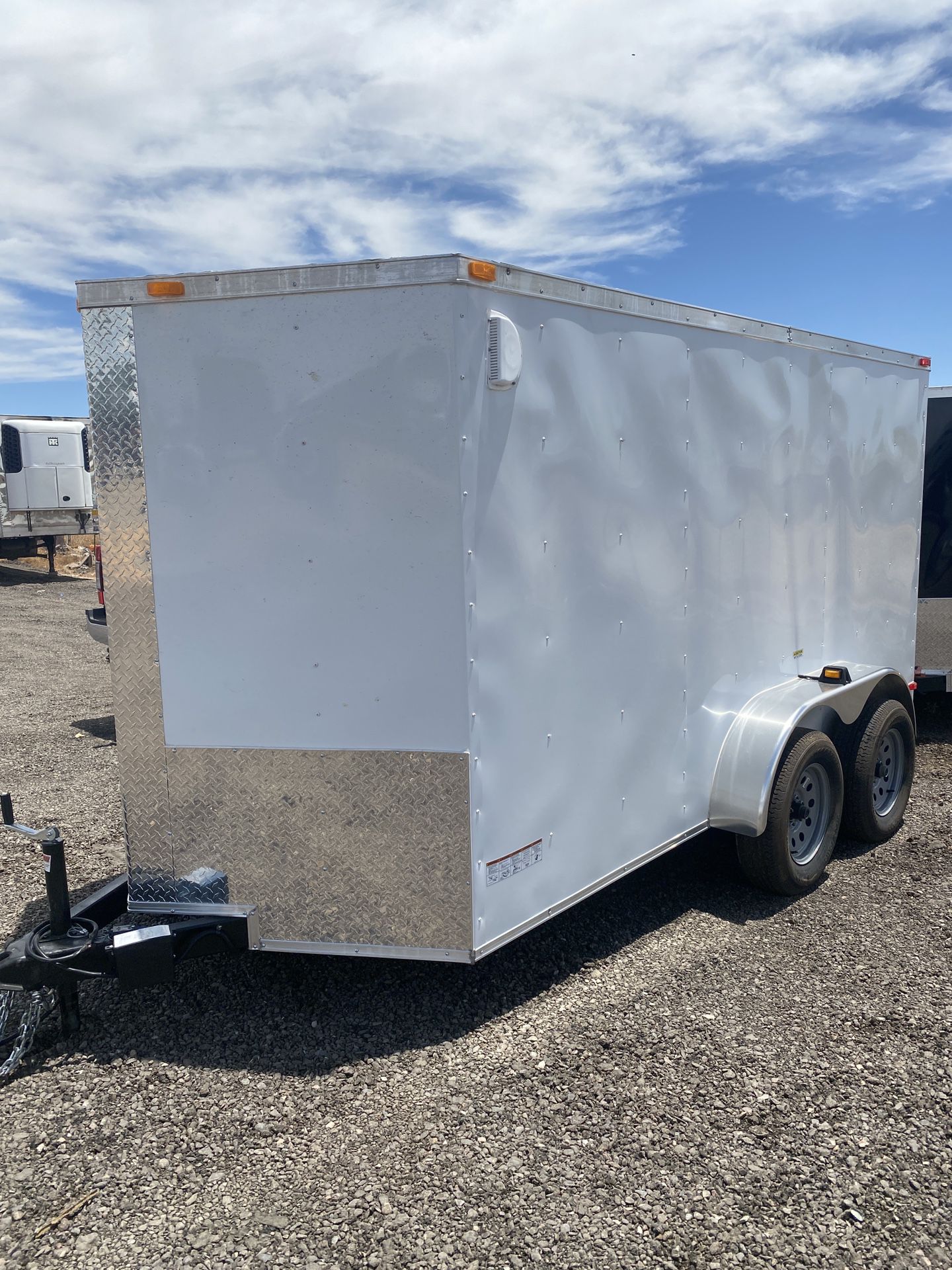 Brand new enclosed trailer 6x12TA2 with warranty and ready for you to start your business
