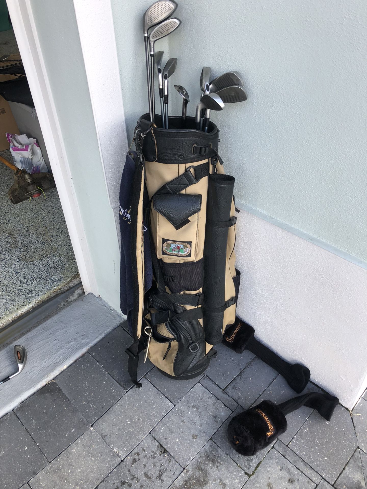 Golf Clubs And Bag