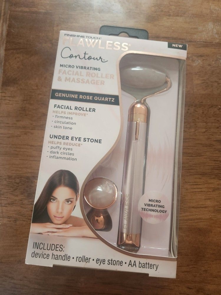 Flawless Contour Micro Vibrating Facial Roller And Massager