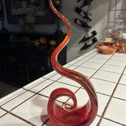 Red Glass Decor! 