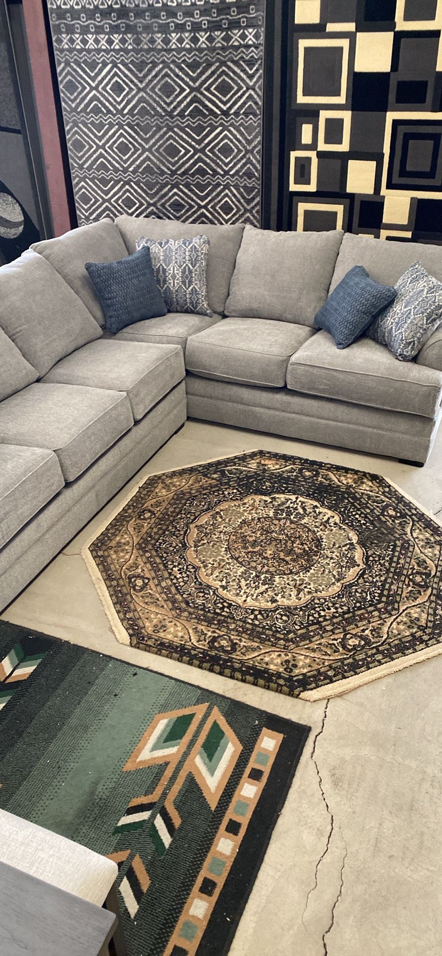 New Sofa Two Pieces Sectional Brand New For Deliver