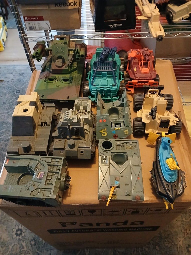 1980s 1990s Vintage Hasbro Gi Joe Vehicles