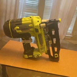 Ryobi P325 One+ 18V Lithium Ion Battery Powered Cordless 16 Gauge Finish Nailer (Battery Not Included, Power Tool Only)