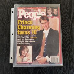 Vintage People Magazine "Prince William" $10