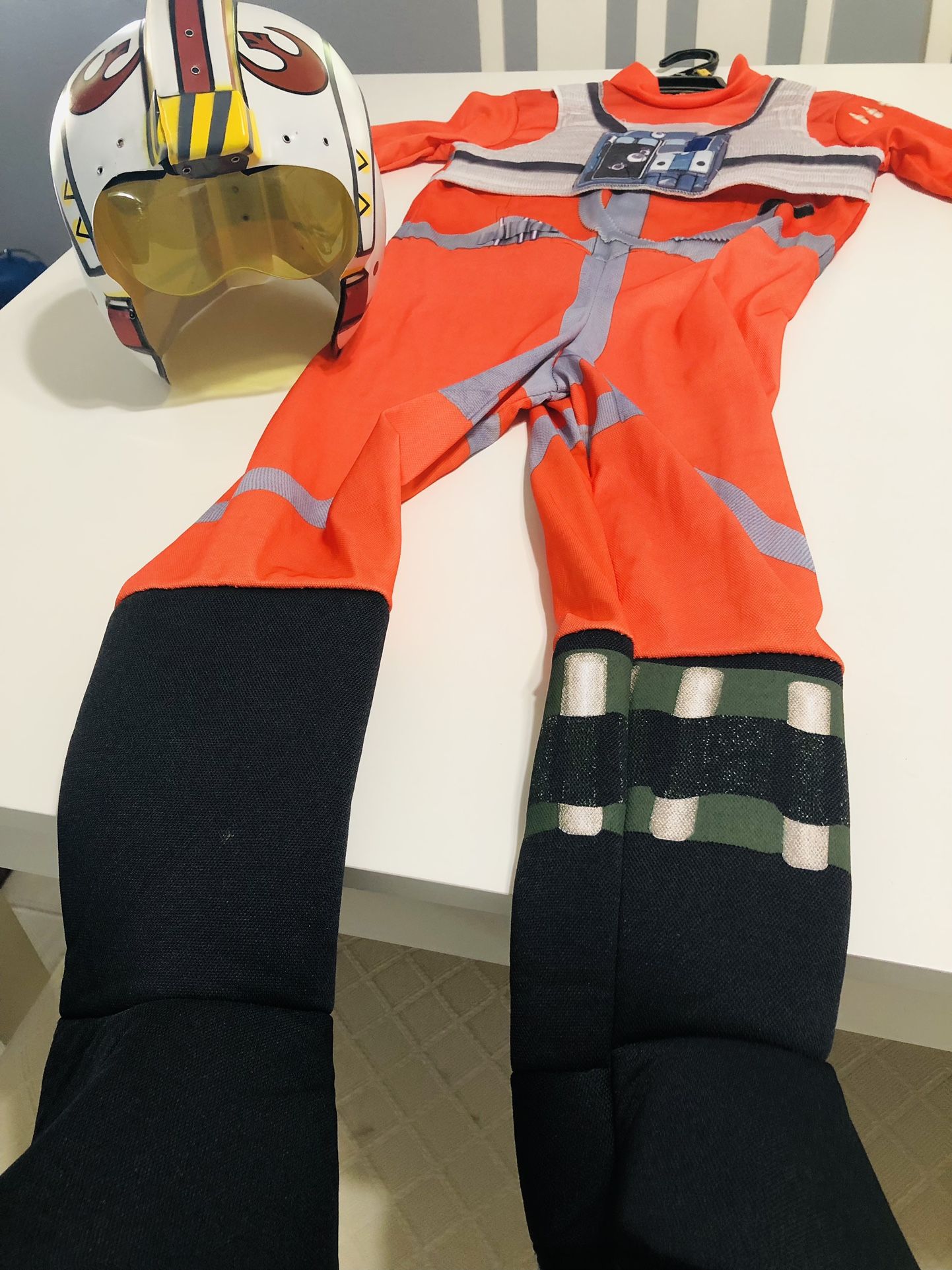 Kids Star Wars X Wing Fighter Pilot Costume Size Small