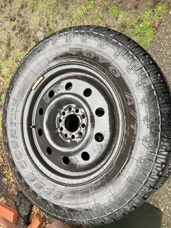 All terrain Tires On 16”Steel Rims