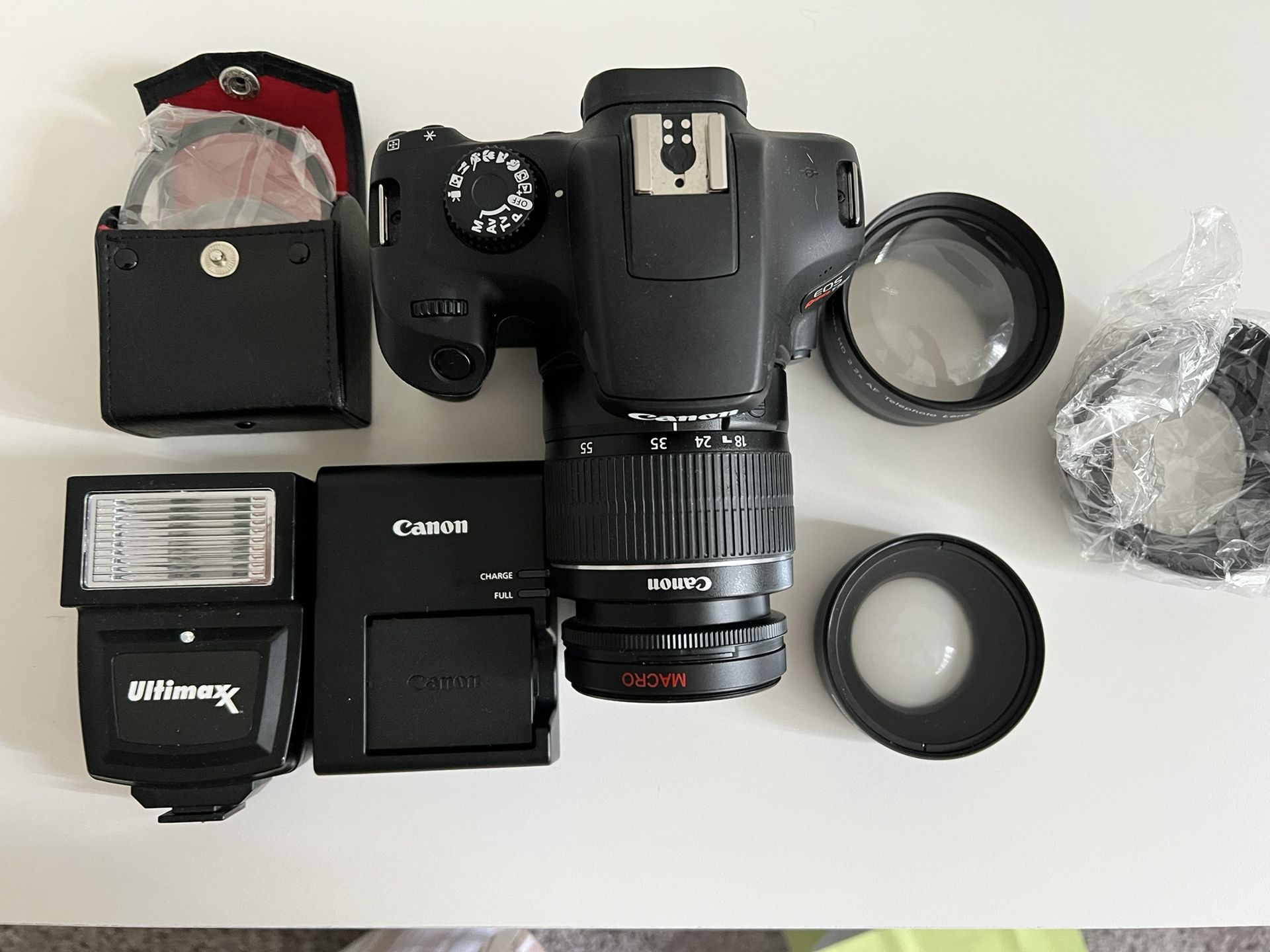 CANON DSLR SET ( Rebel T100) Accessories Included