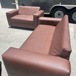 Brown Sofa Set 