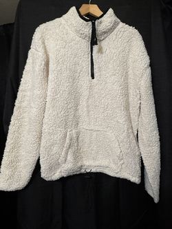 No Boundaries Cream Sherpa Pullover