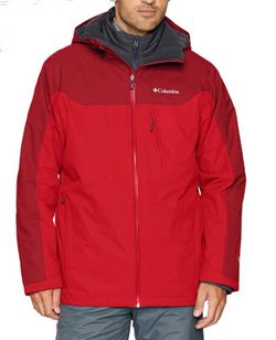 Columbia Whirlibird Man 3X Red Jacket