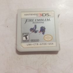 Nintendo 3DS game fire emblem awakening use No case