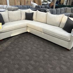 Modern L Shaped Beige Sectional (pick Any Color) 