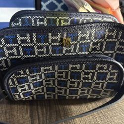 Blue White Purse 