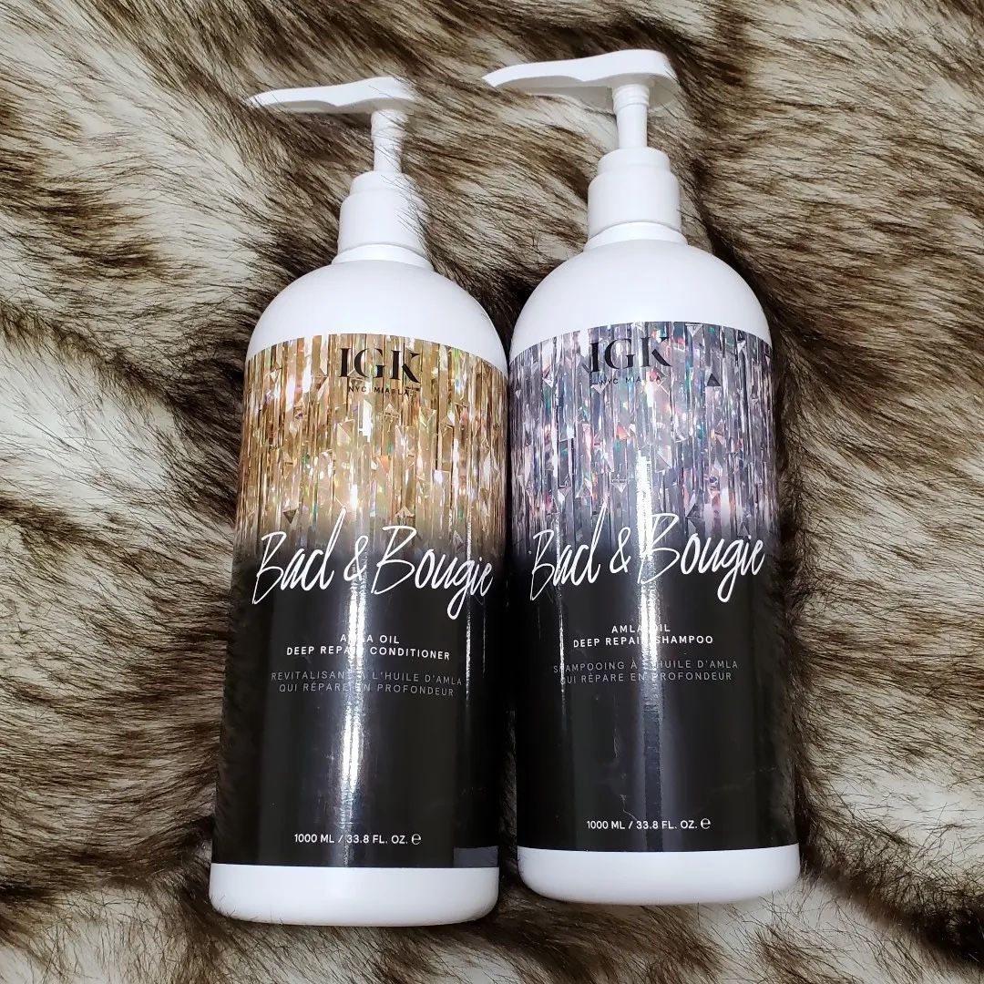 IGK Bad & Bougie Shampoo & Conditioner Jumbo Set