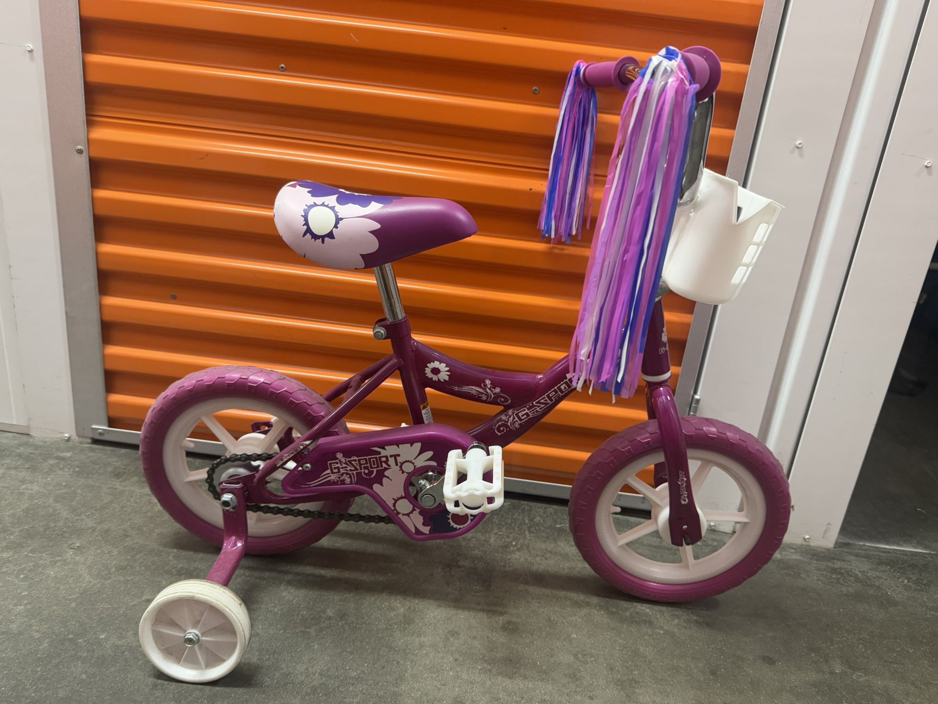 Girls Bicycle With Training Wheels