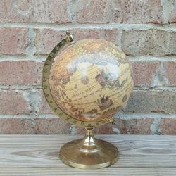 Vintage Andrea By Sadek Old World Globe 