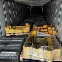 Wire Decks Used Pallet Racks Beams Uprights Forklifts 