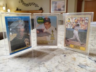 Bobby & Barry Bonds Rookie Baseball Cards!