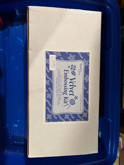 Velvet embossing kit