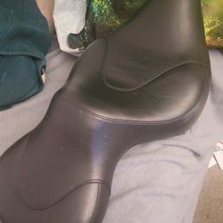 TWO HARLEY DAVIDSON SEATS