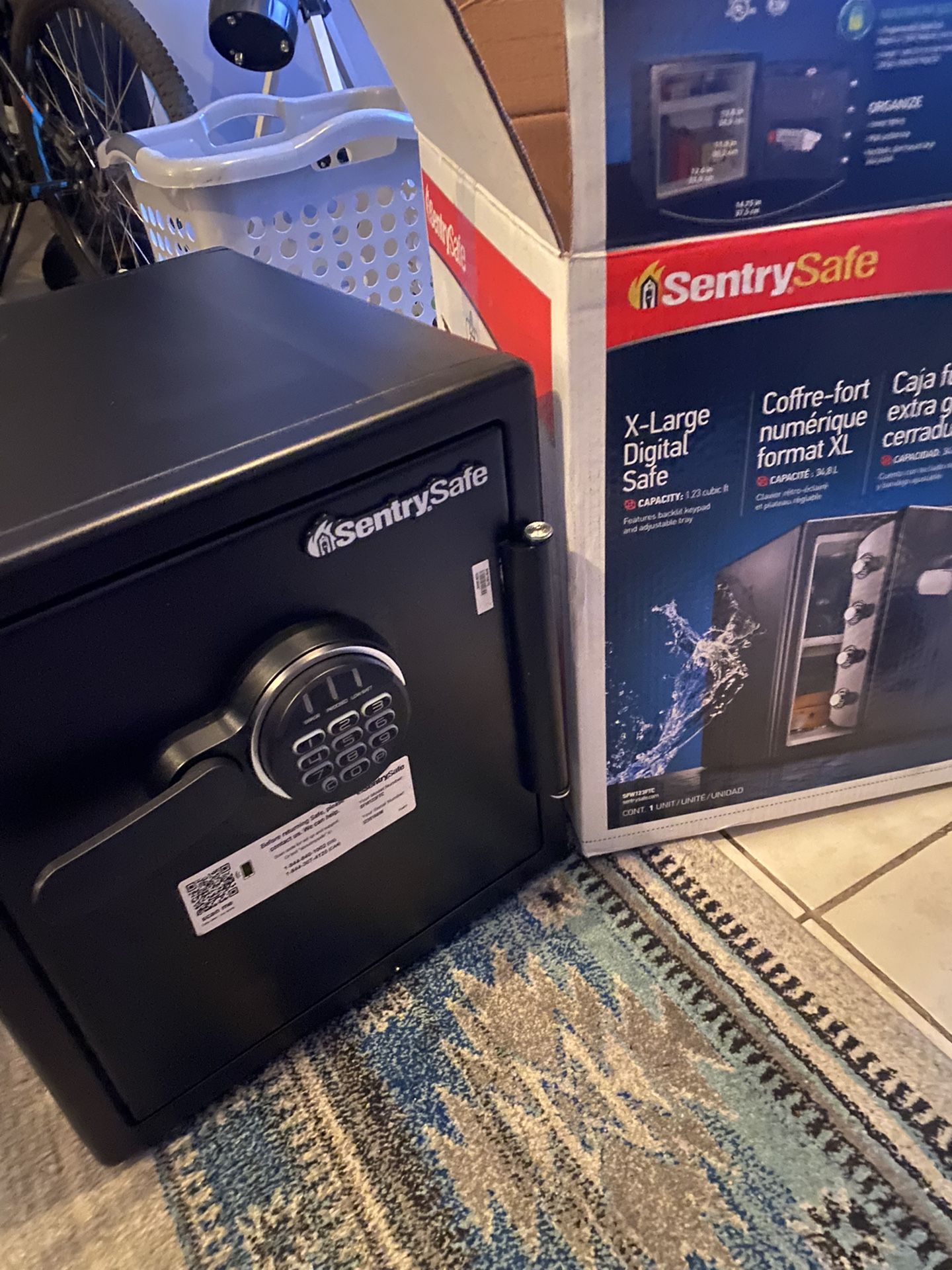 Sentrysafe 1.2 Cubic Ft X-large Digital Scale 