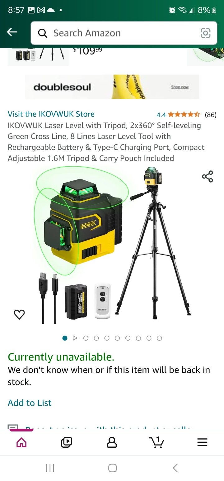 level with tripod
